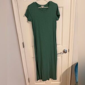 Sundry Green Midi Dress